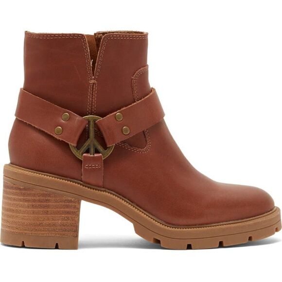 Lucky‎ Brand Leather Boots Women's Soxton Harness Moto Shoes Size 9.5 $179 - Picture 3 of 6